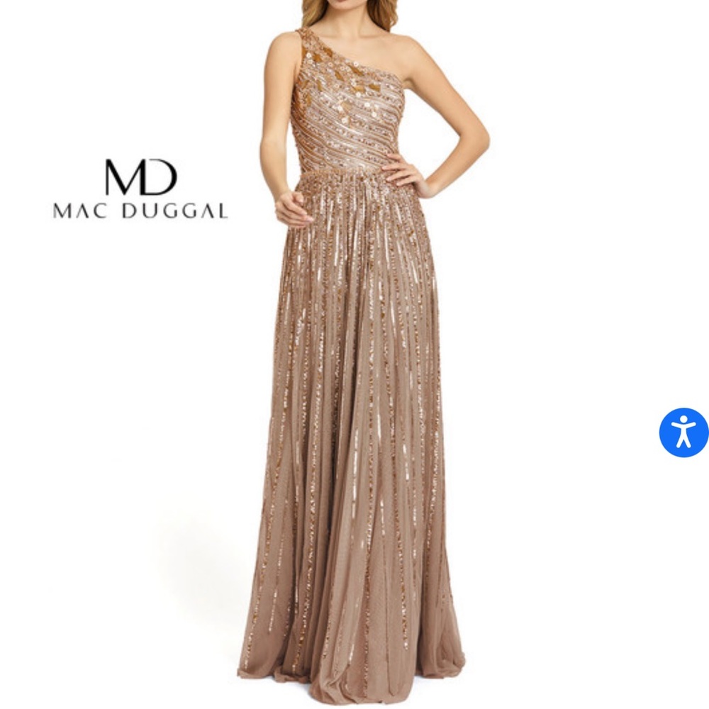 Mac Duggal sequin dress worn once with no alterations